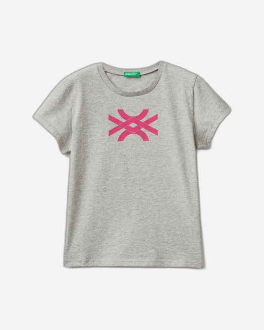 100% cotton t-shirt with logo