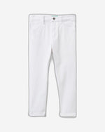 Five-pocket slim fit trousers
