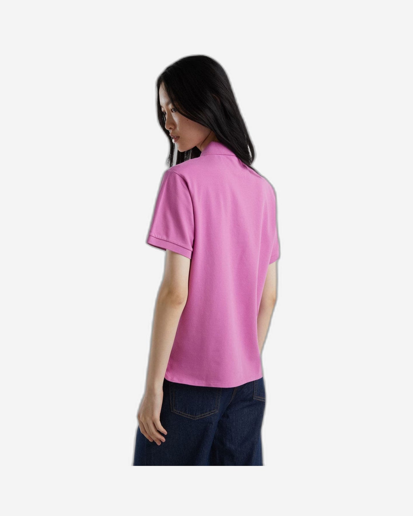Polo in stretch organic cotton