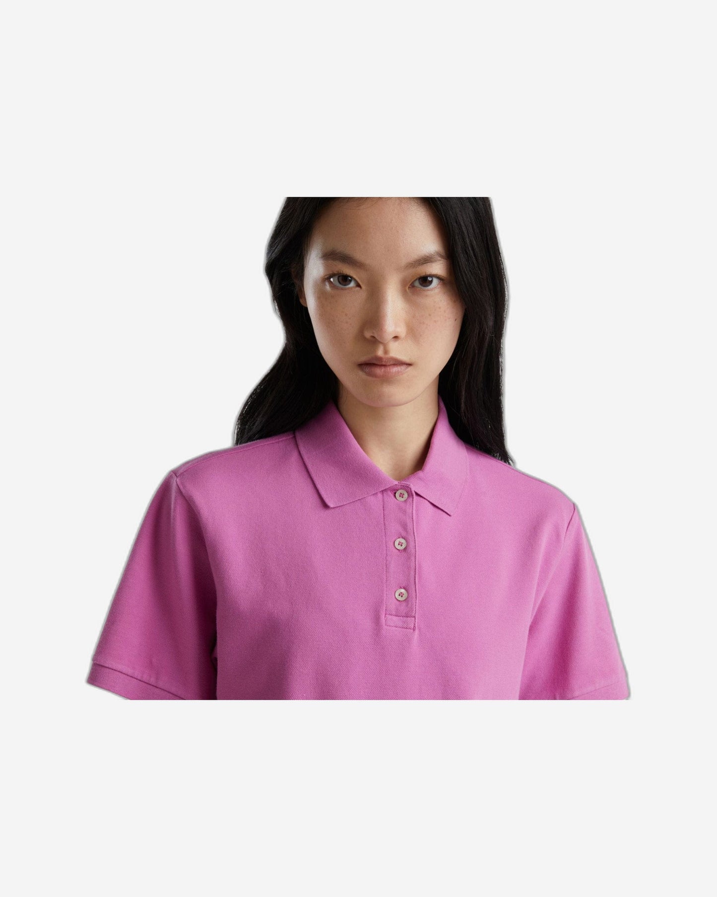 Polo in stretch organic cotton