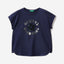 T-shirt with reversible sequins