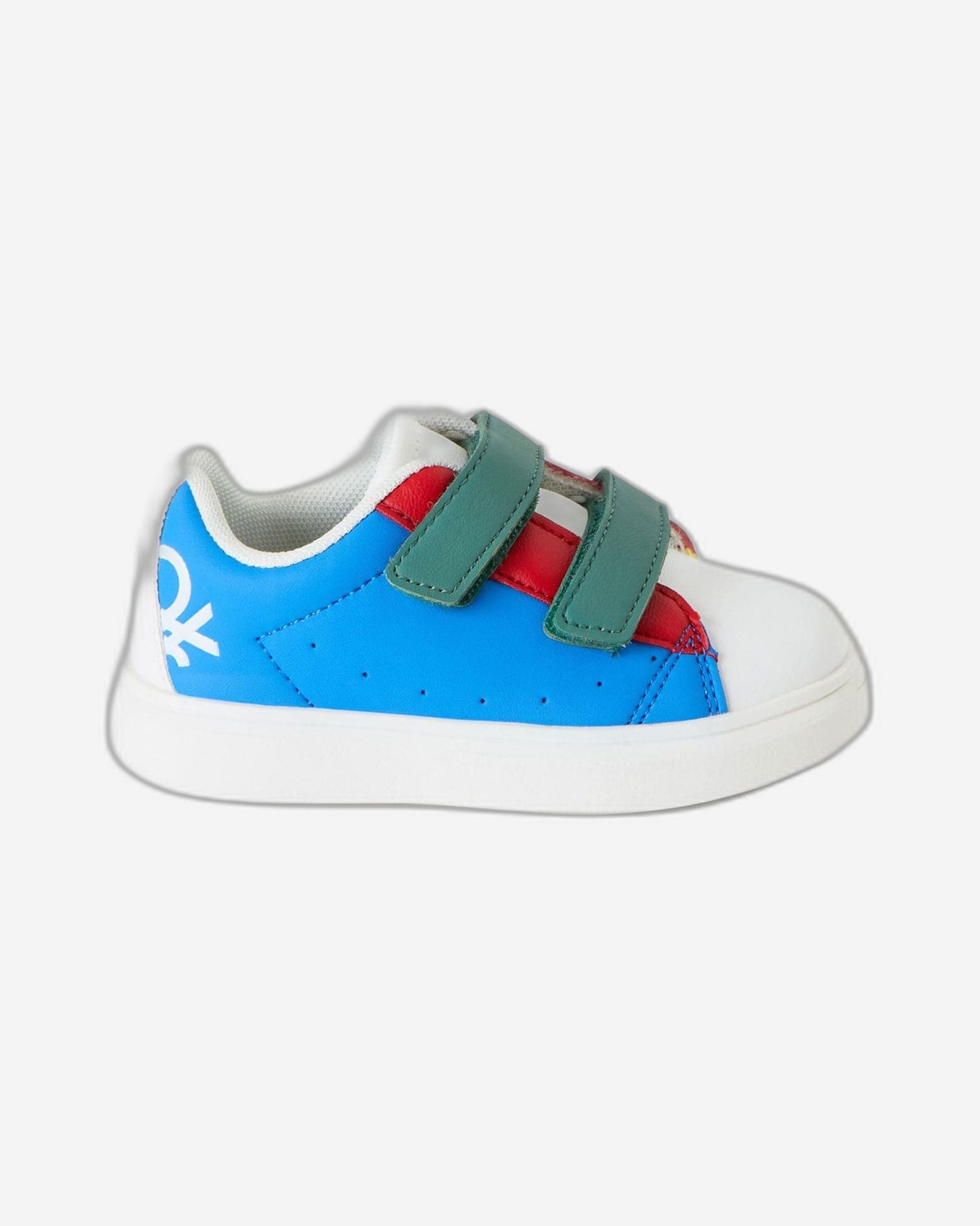 Low-top lace-up sneakers with straps