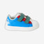 Low-top lace-up sneakers with straps