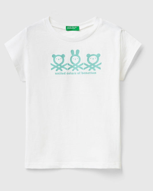 100% cotton t-shirt with logo