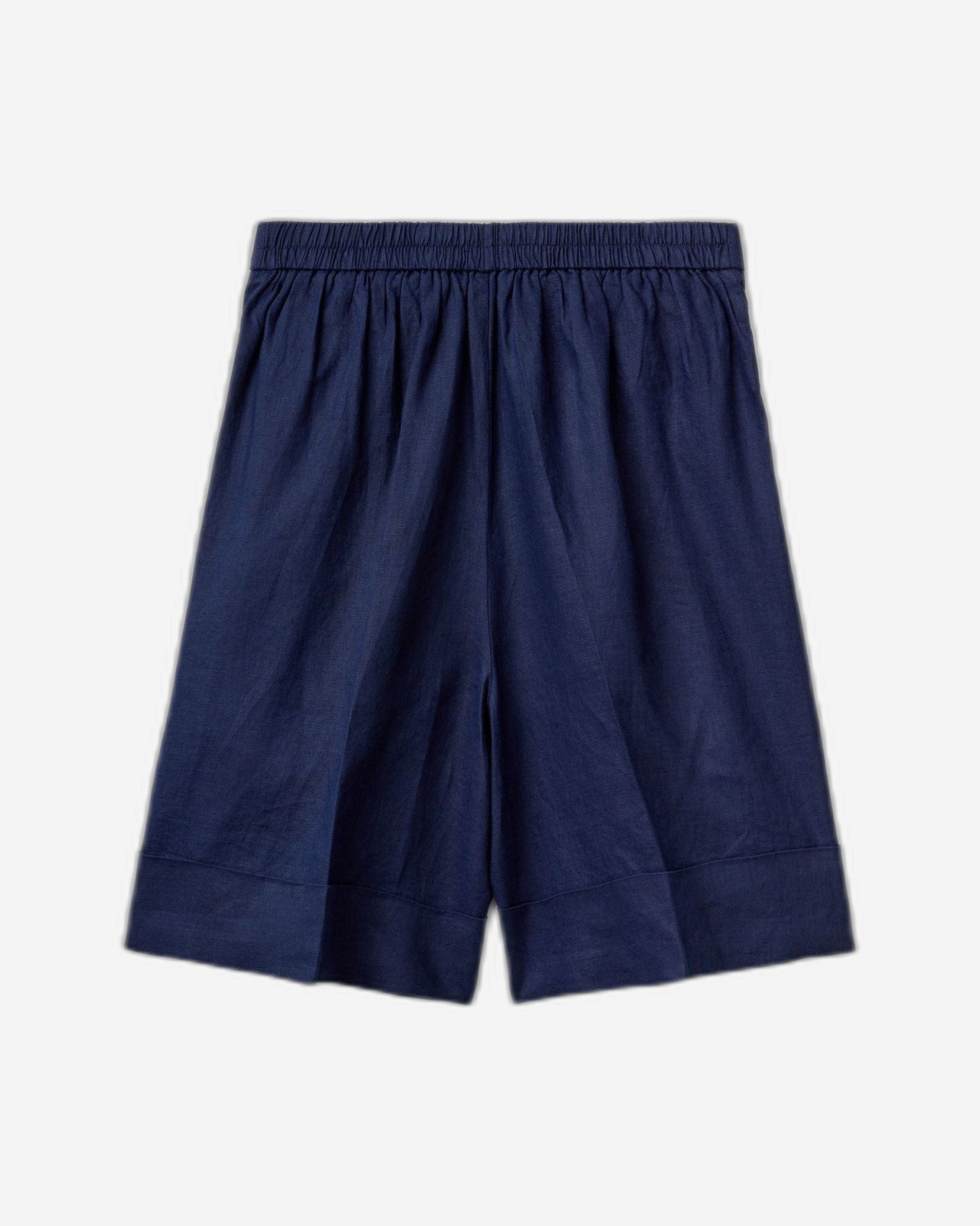 100% linen bermudas with cuffs