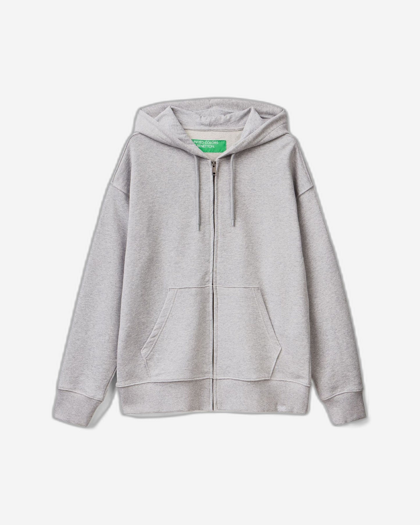 Zip-up hoodie in cotton