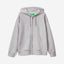 Zip-up hoodie in cotton