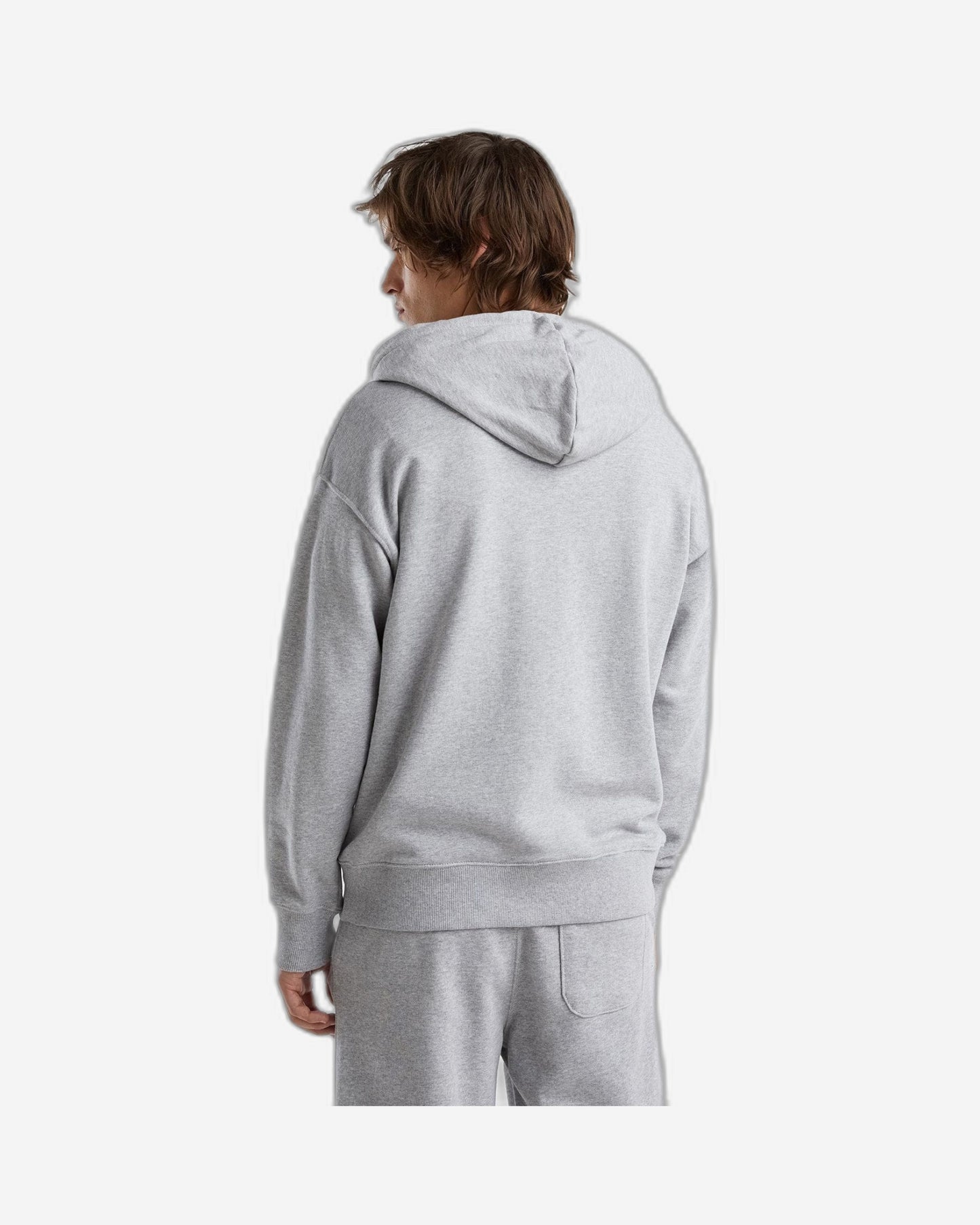 Zip-up hoodie in cotton