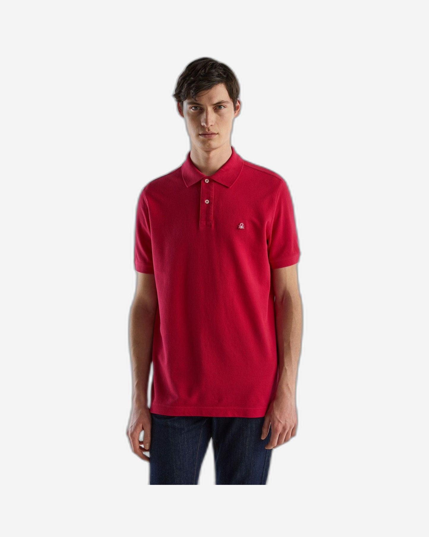 Short sleeve polo in 100% cotton