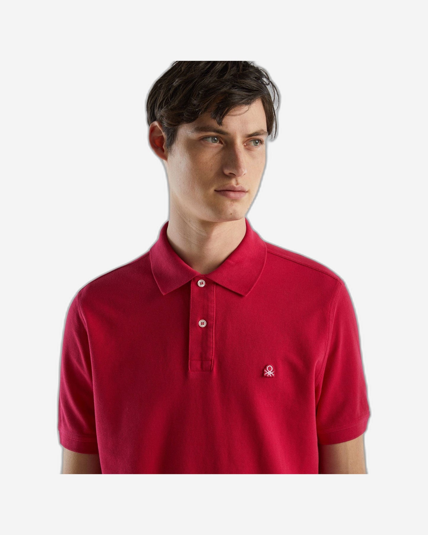 Short sleeve polo in 100% cotton