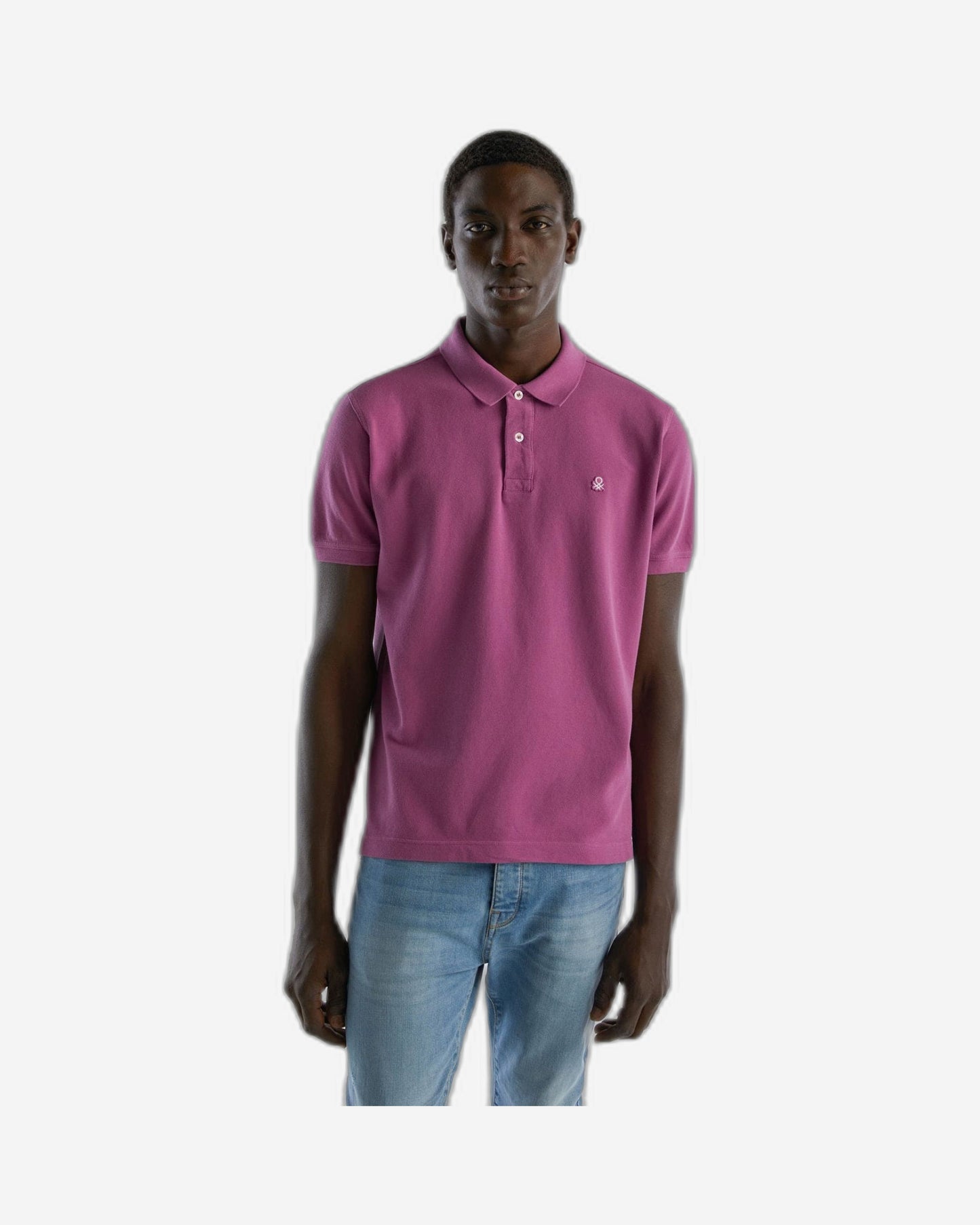Short sleeve polo in 100% cotton