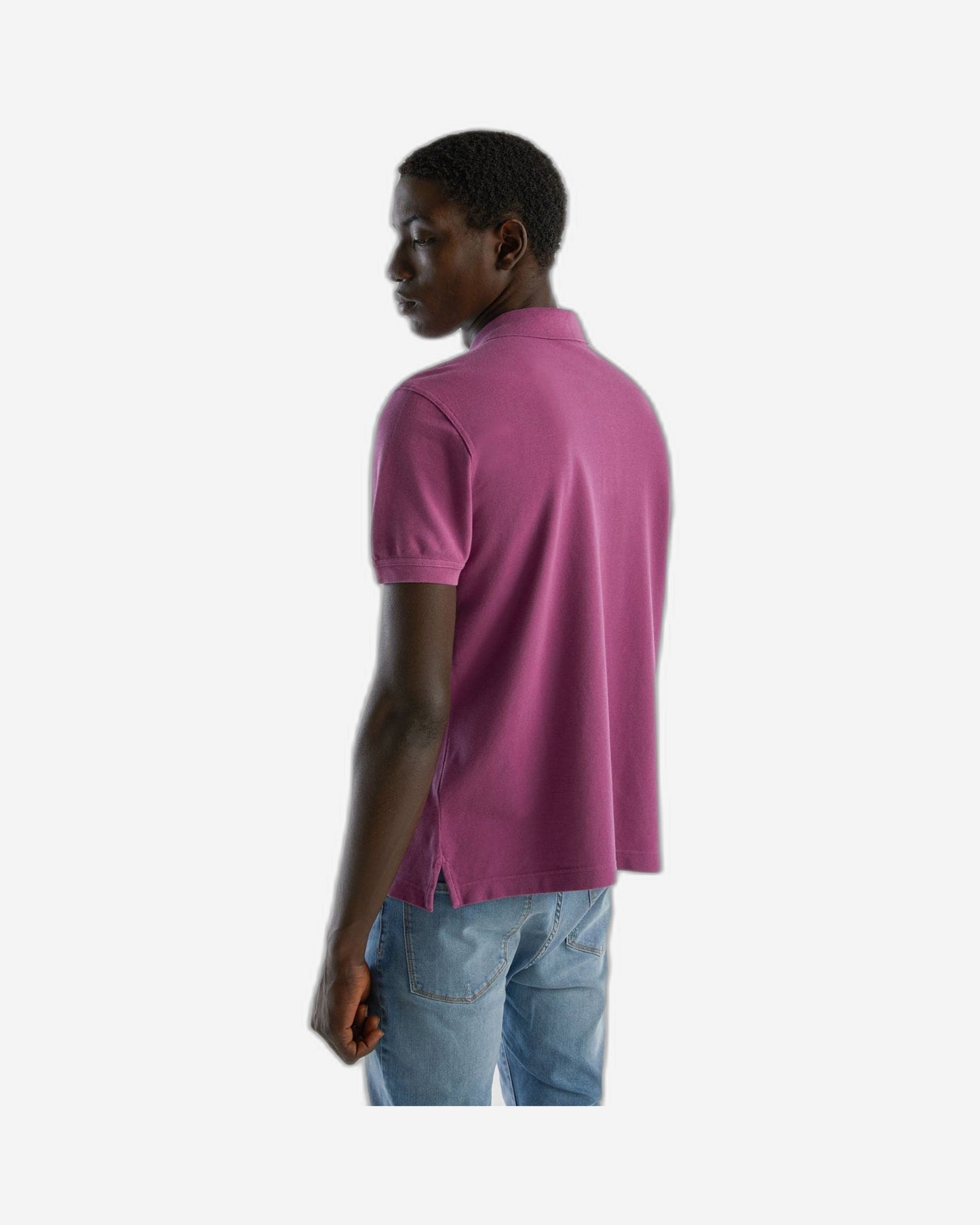 Short sleeve polo in 100% cotton