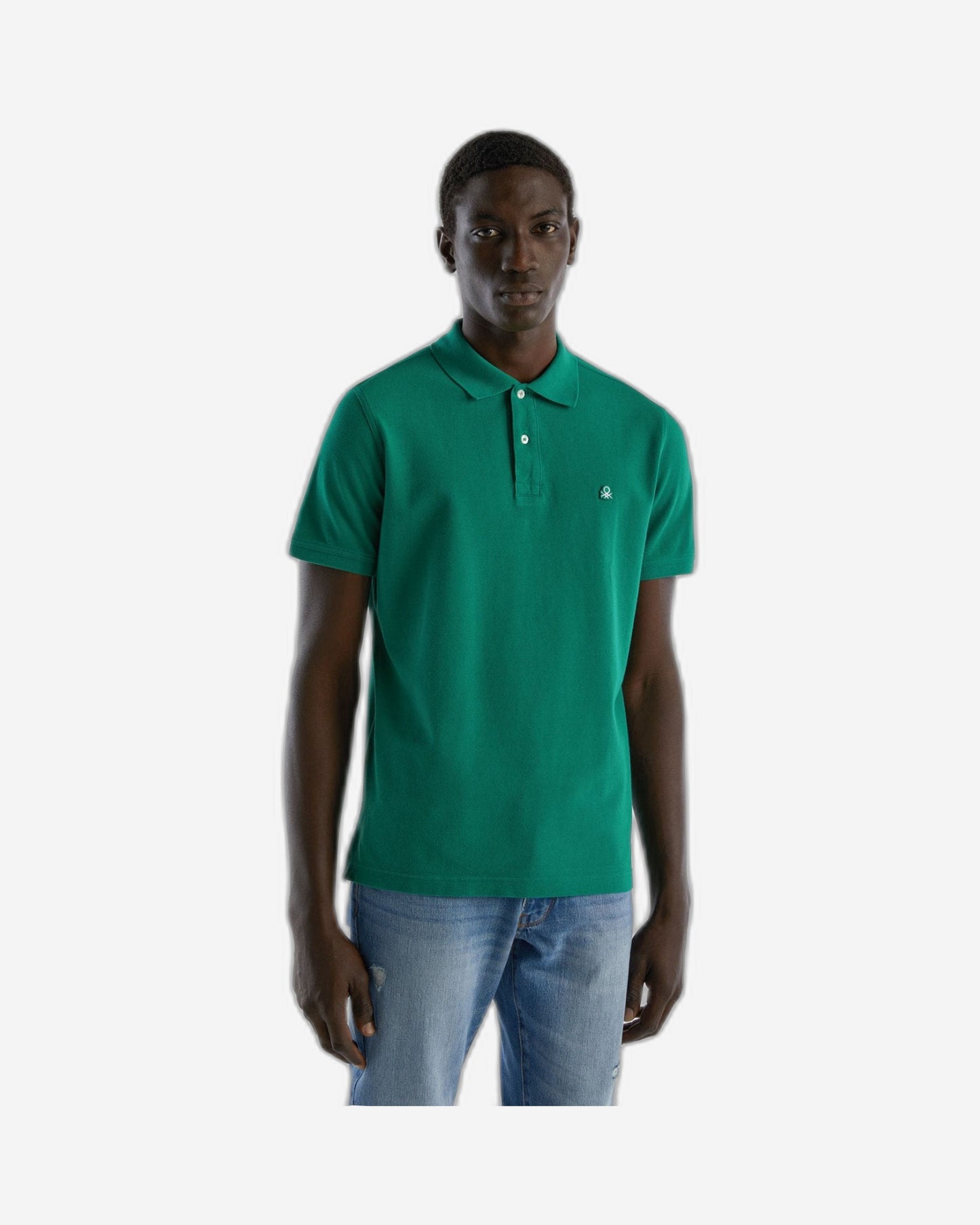 Short sleeve polo in 100% cotton