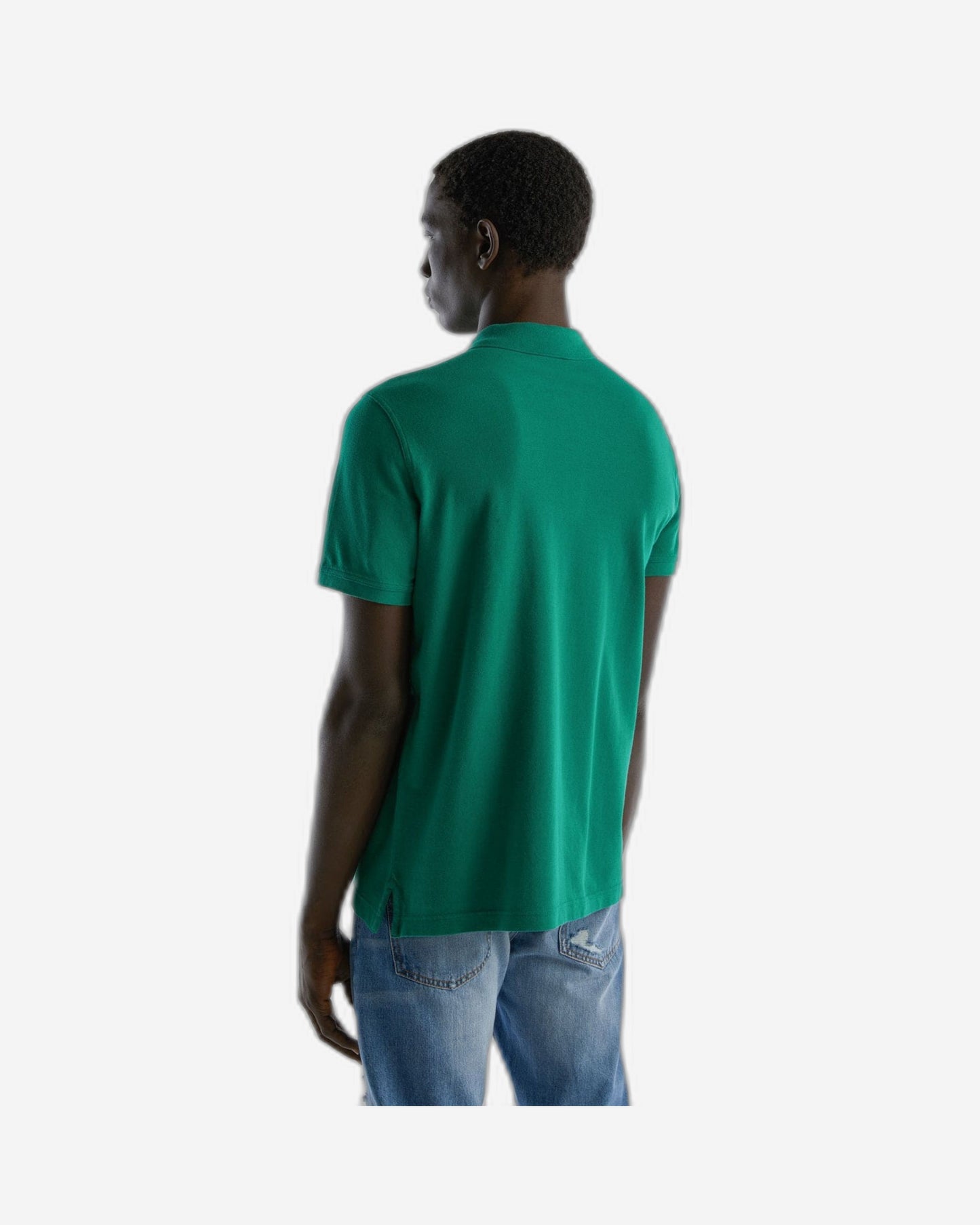 Short sleeve polo in 100% cotton