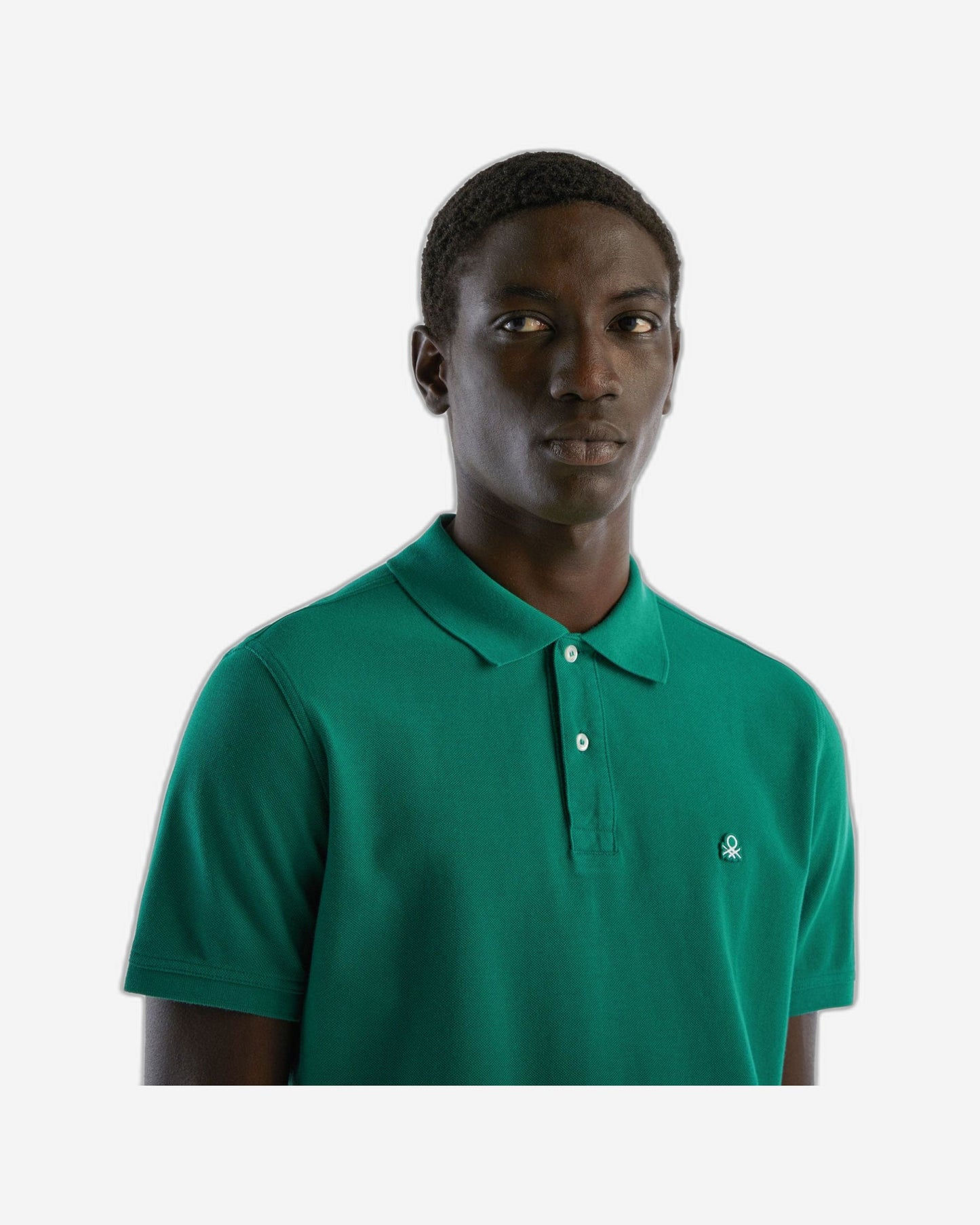 Short sleeve polo in 100% cotton