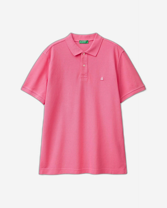Short sleeve polo in 100% cotton