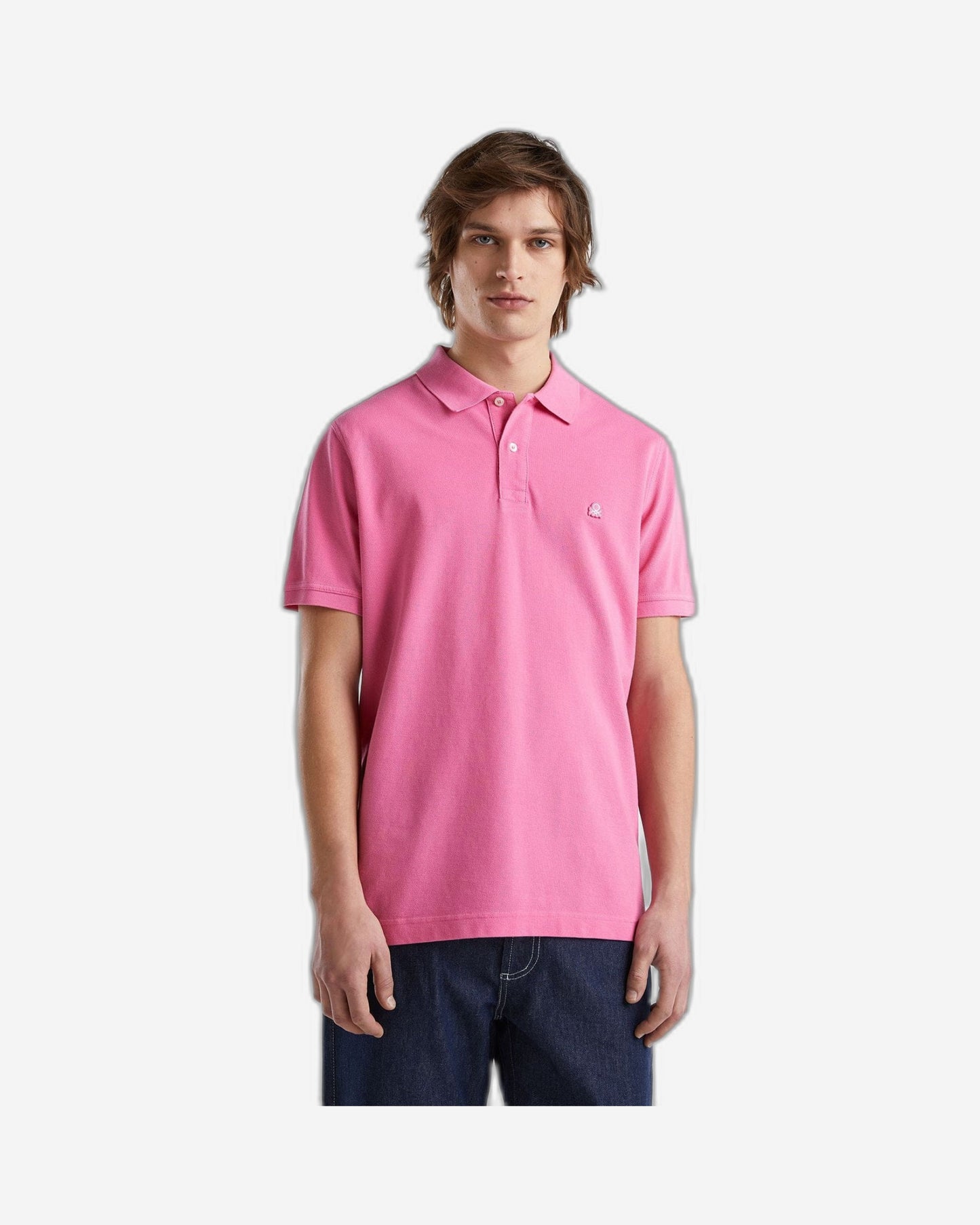 Short sleeve polo in 100% cotton