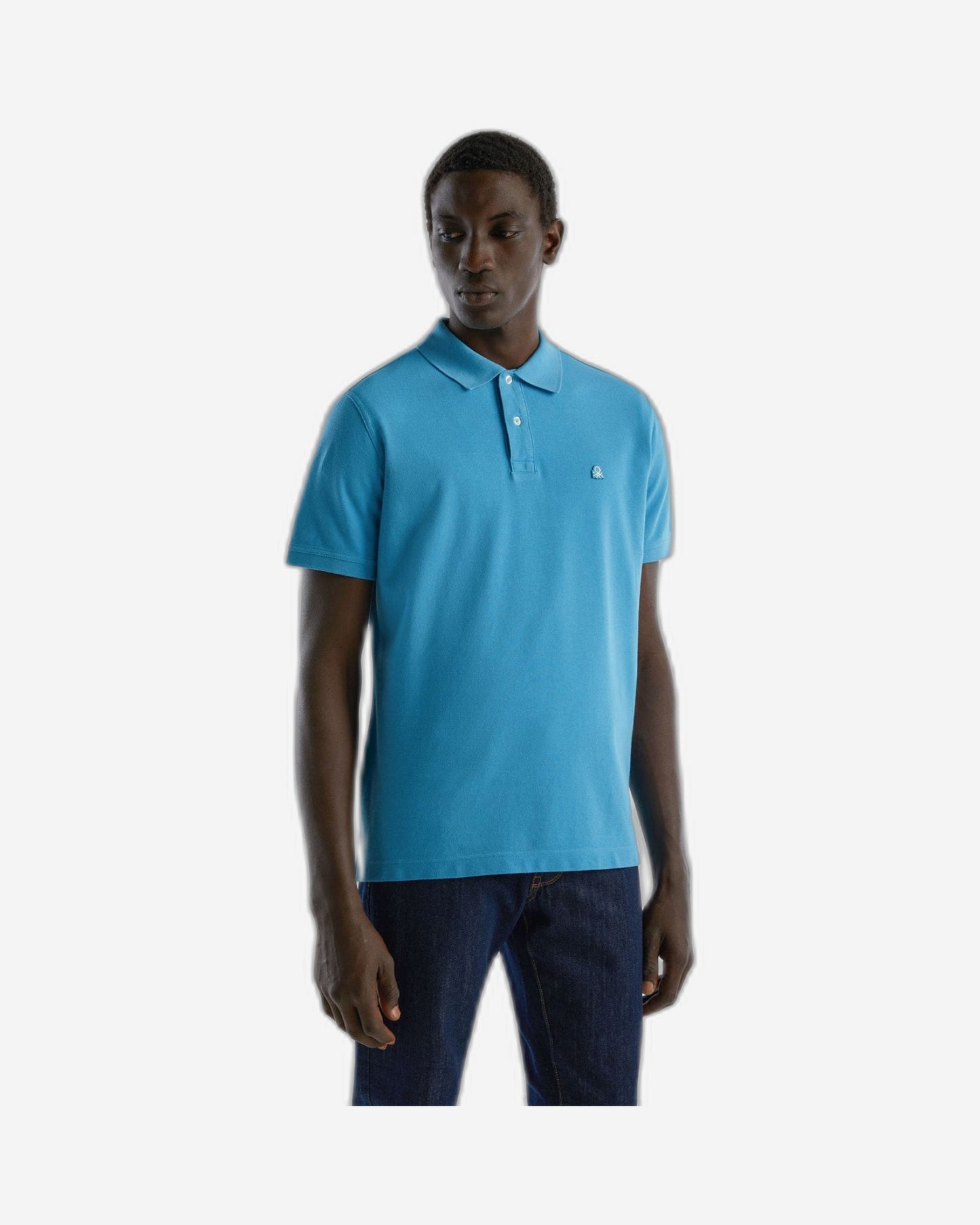 Short sleeve polo in 100% cotton