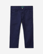 Five-pocket slim fit trousers