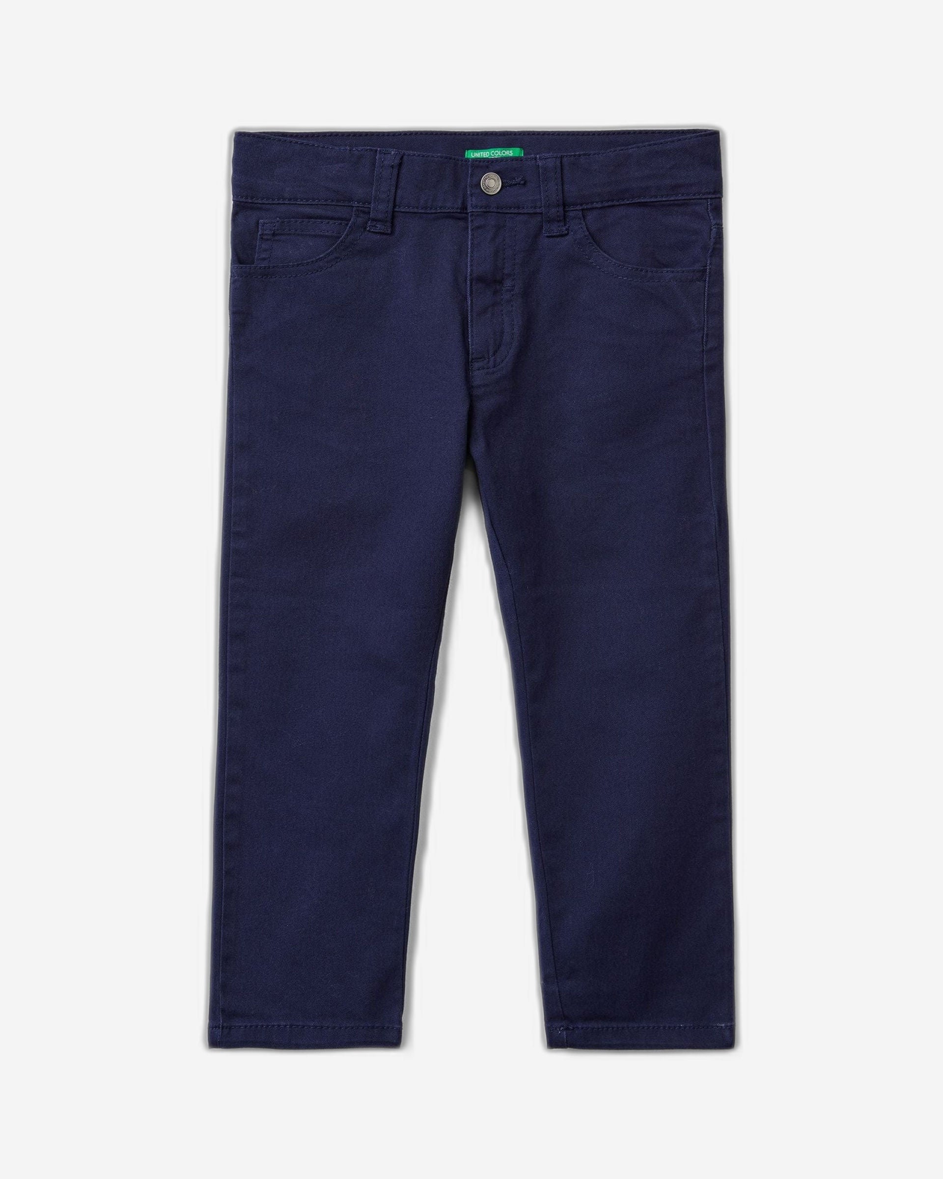 Five-pocket slim fit trousers