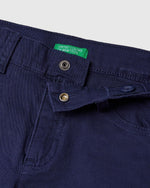 Five-pocket slim fit trousers