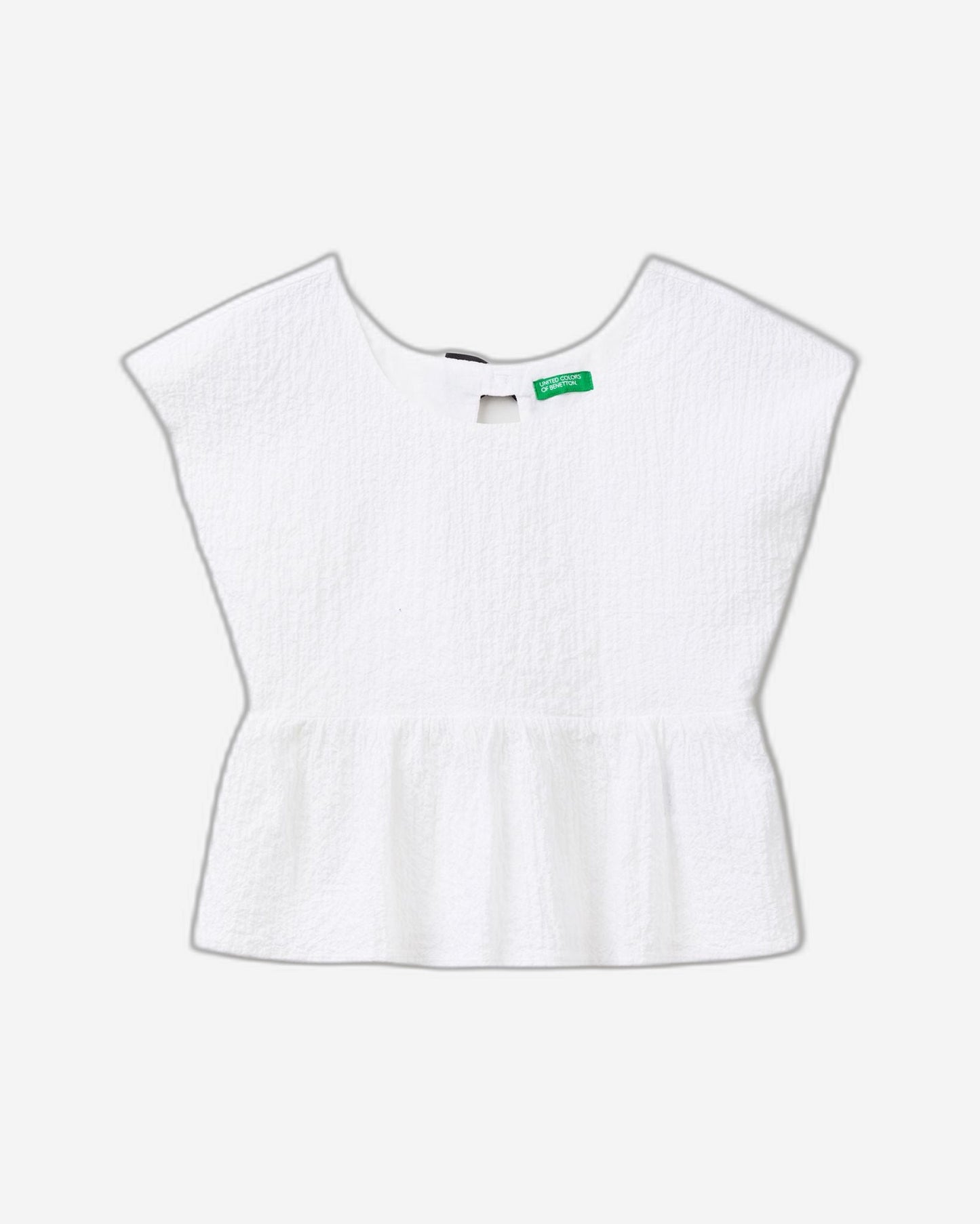 Blouse with bow at back