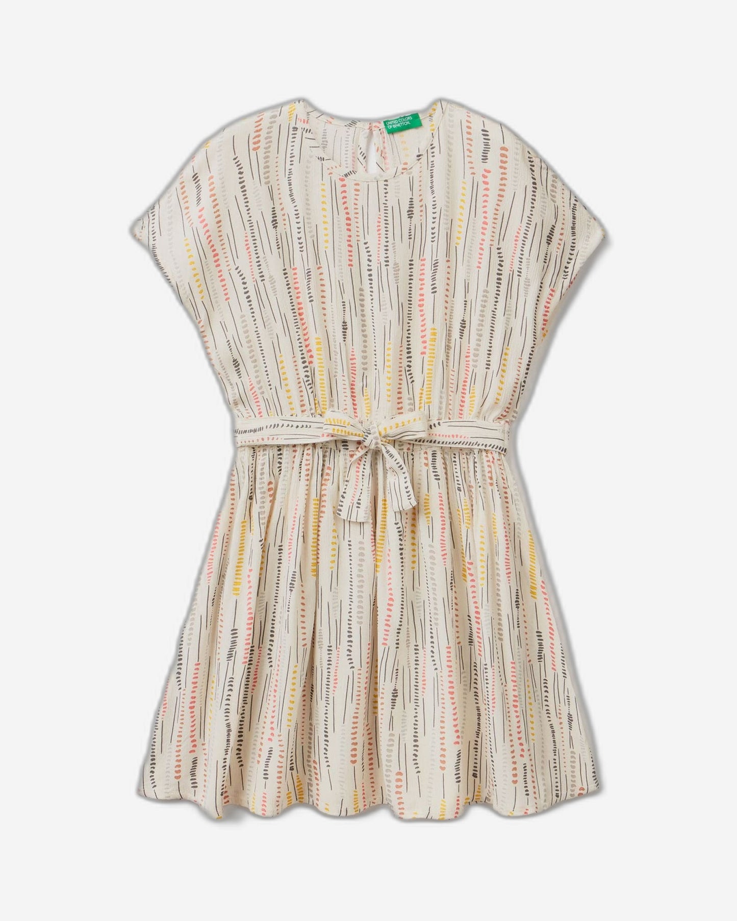 Patterned dress in sustainable viscose