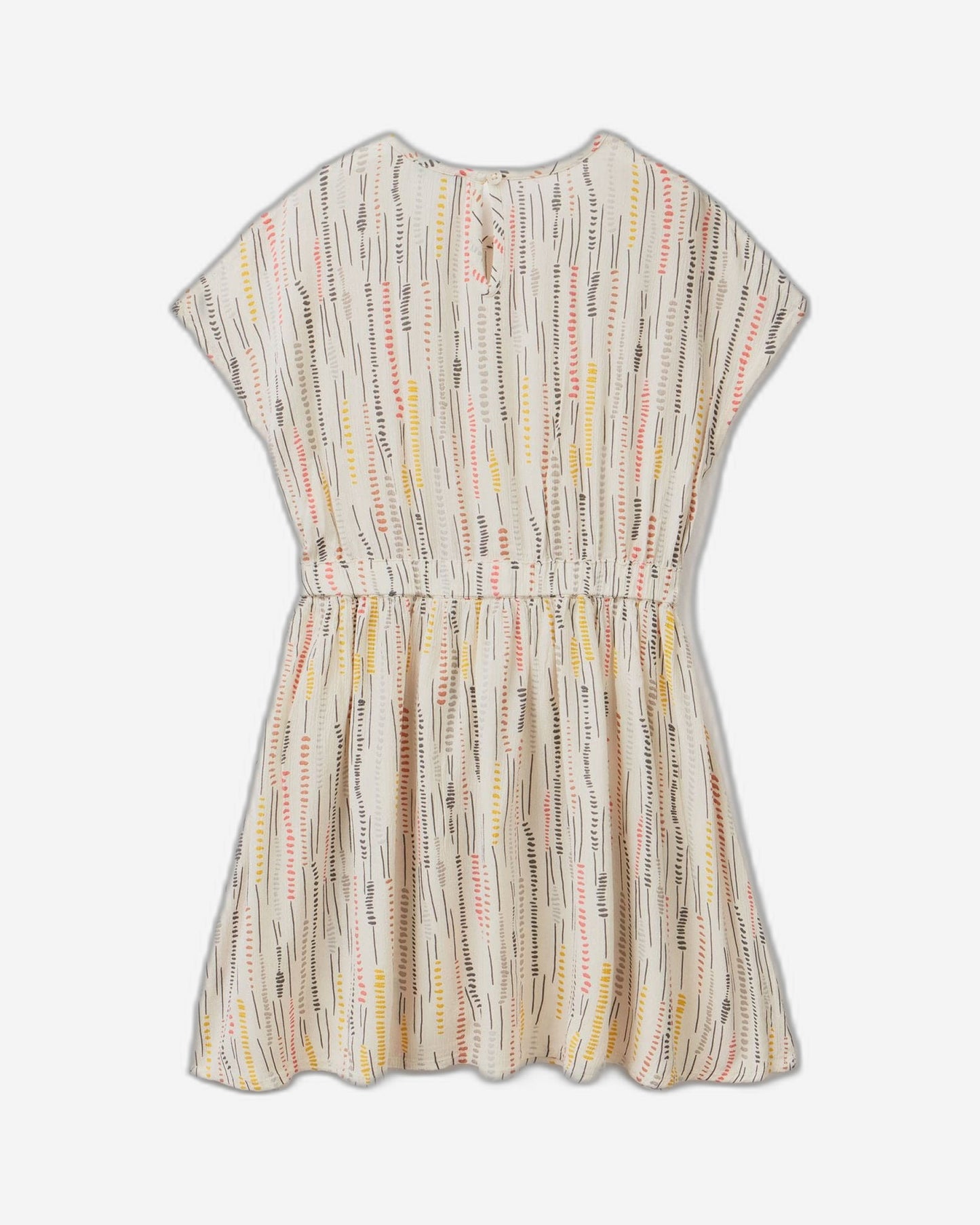 Patterned dress in sustainable viscose