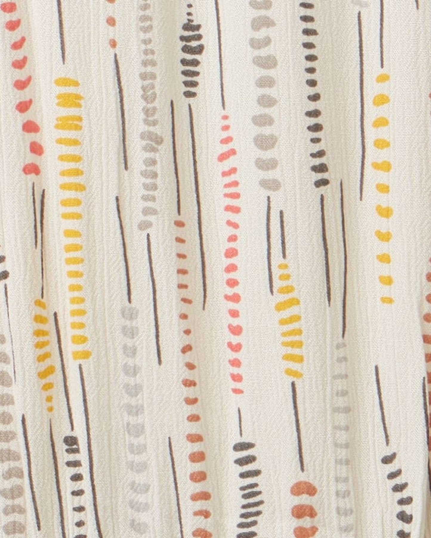 Patterned dress in sustainable viscose