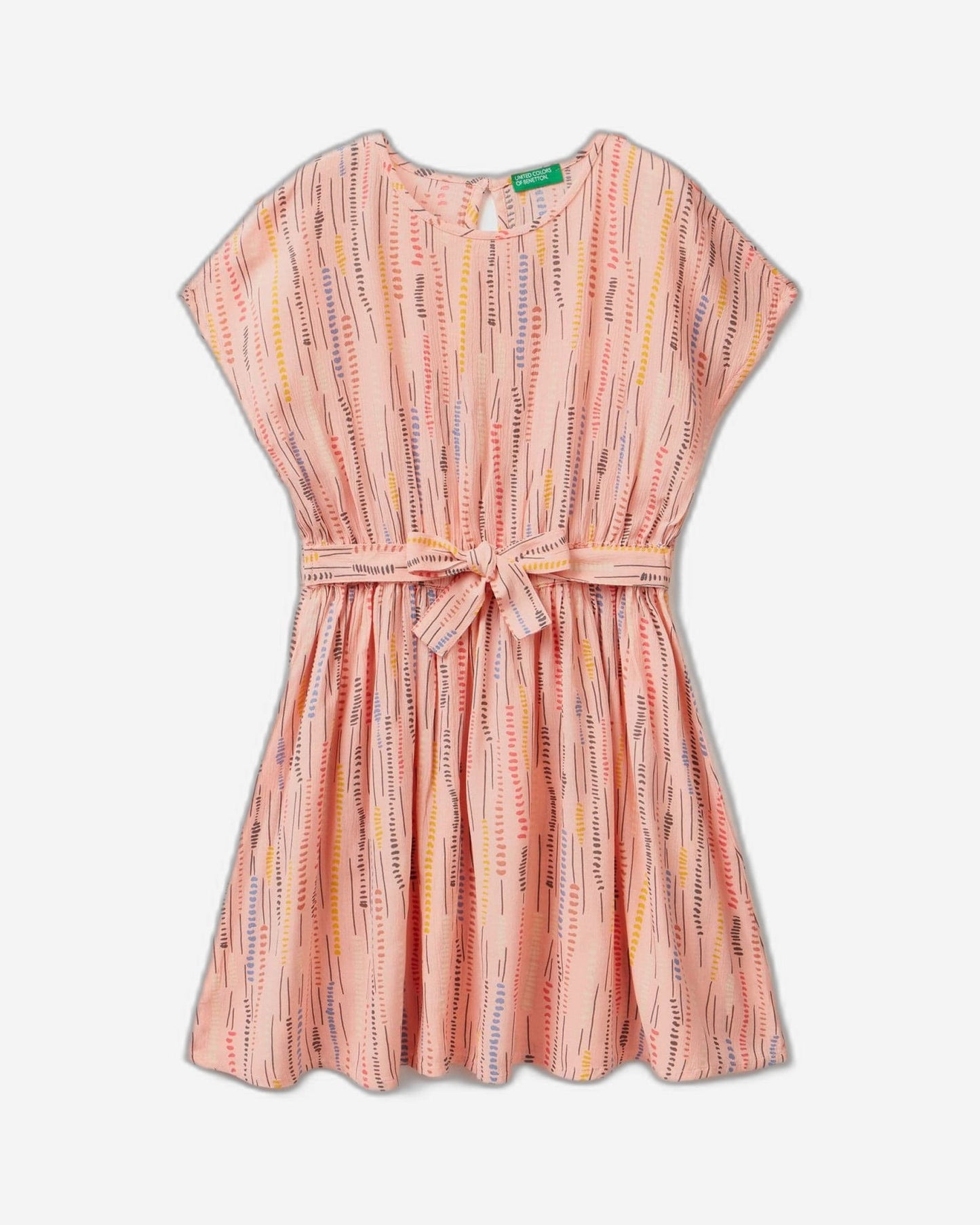 Patterned dress in sustainable viscose