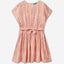 Patterned dress in sustainable viscose