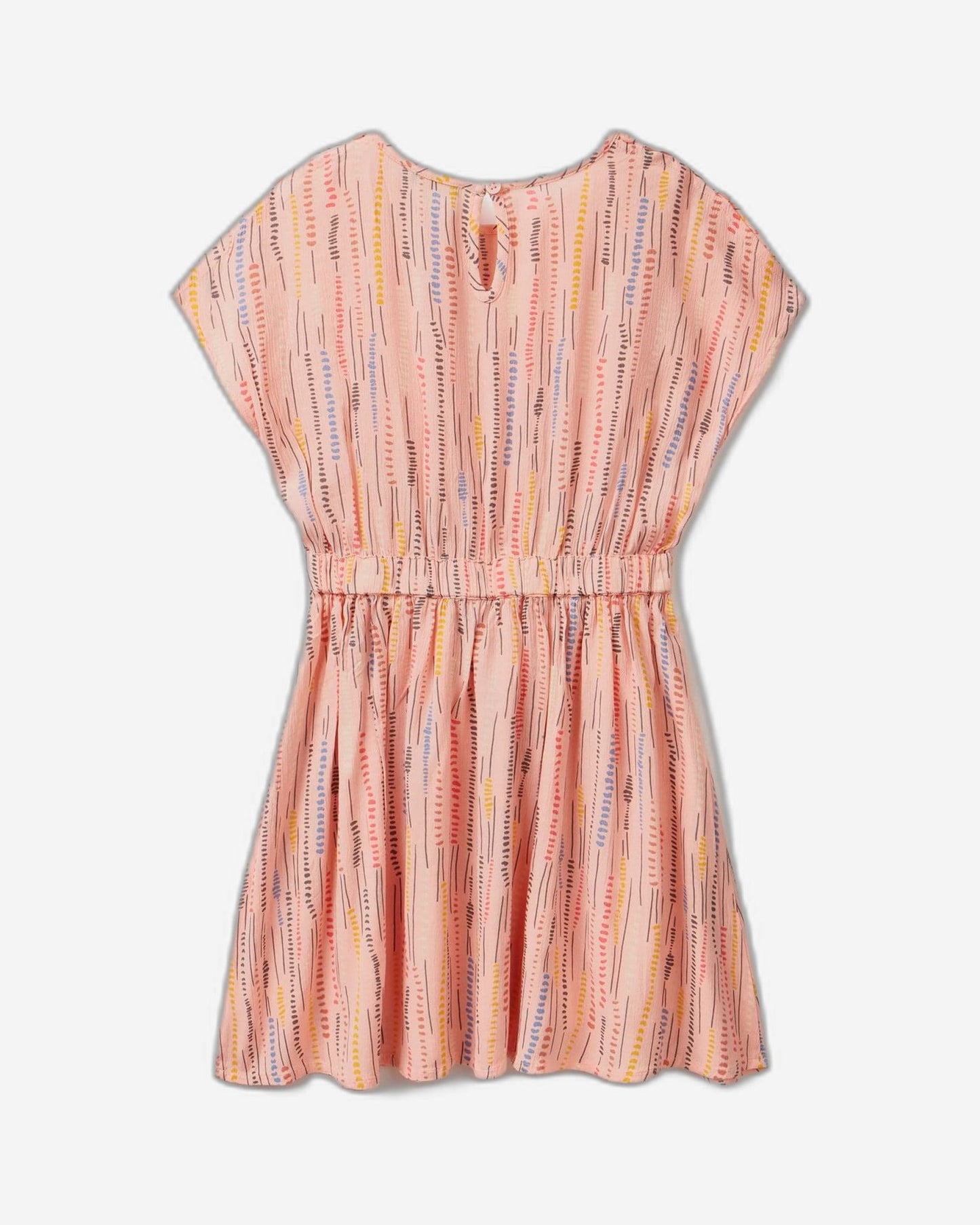 Patterned dress in sustainable viscose