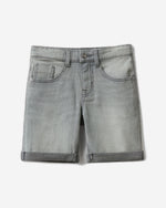 Slim fit bermudas in "Eco-Recycle" denim