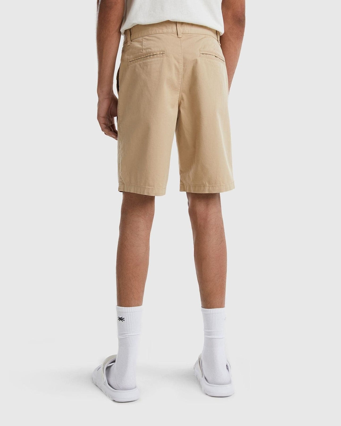 Chino bermudas in stretch cotton