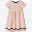 Short dress in stretch cotton