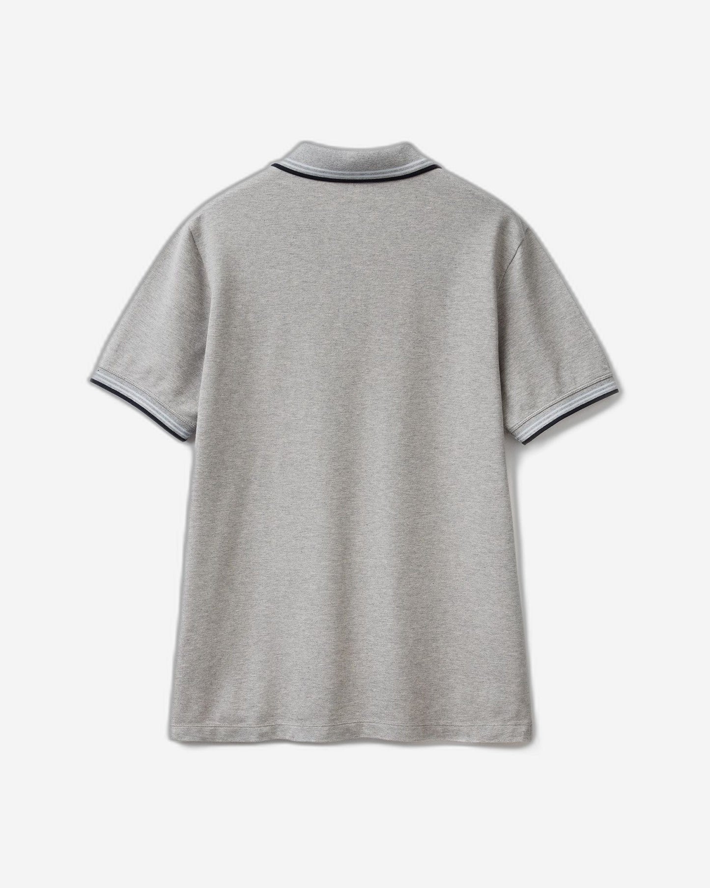 Short sleeve stretch cotton polo