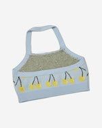 Crop top with fruit pattern