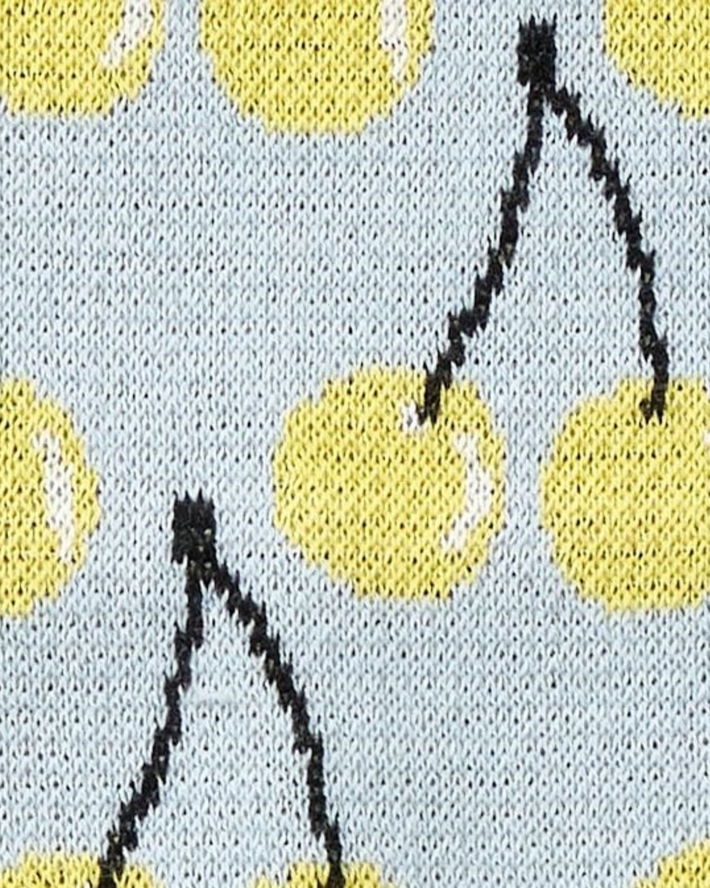 Crop top with fruit pattern