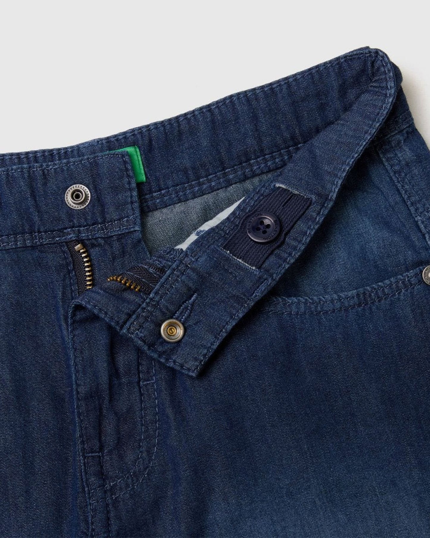 Denim look bermudas