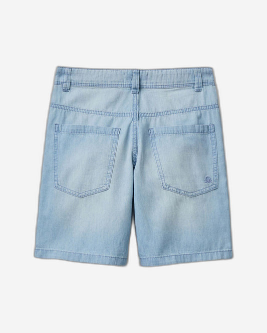 Denim look bermudas