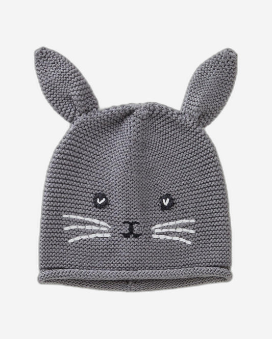 Tricot hat with applique