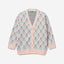 Cardigan with fruit pattern