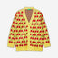 Cardigan with fruit pattern