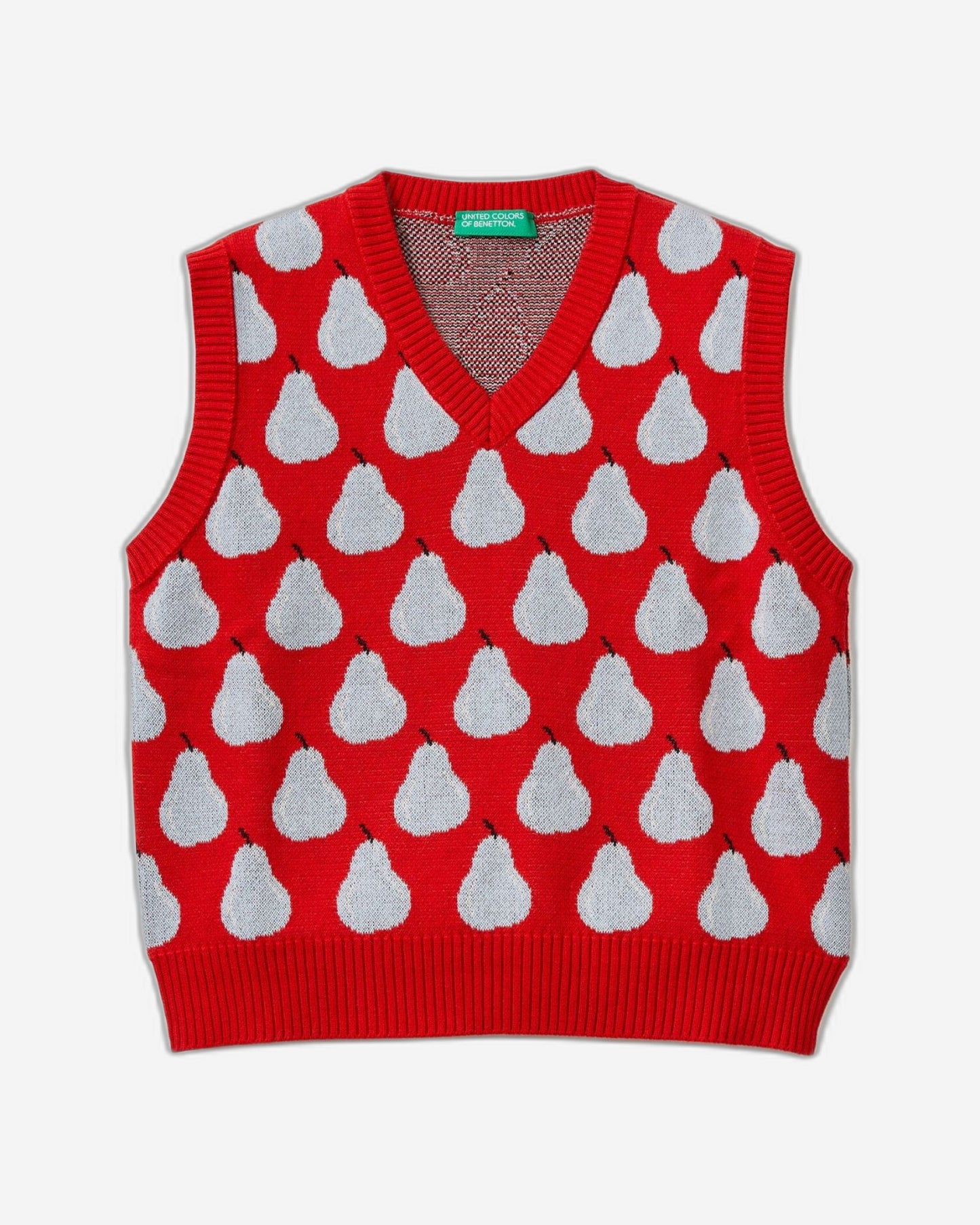 Vest with fruit pattern