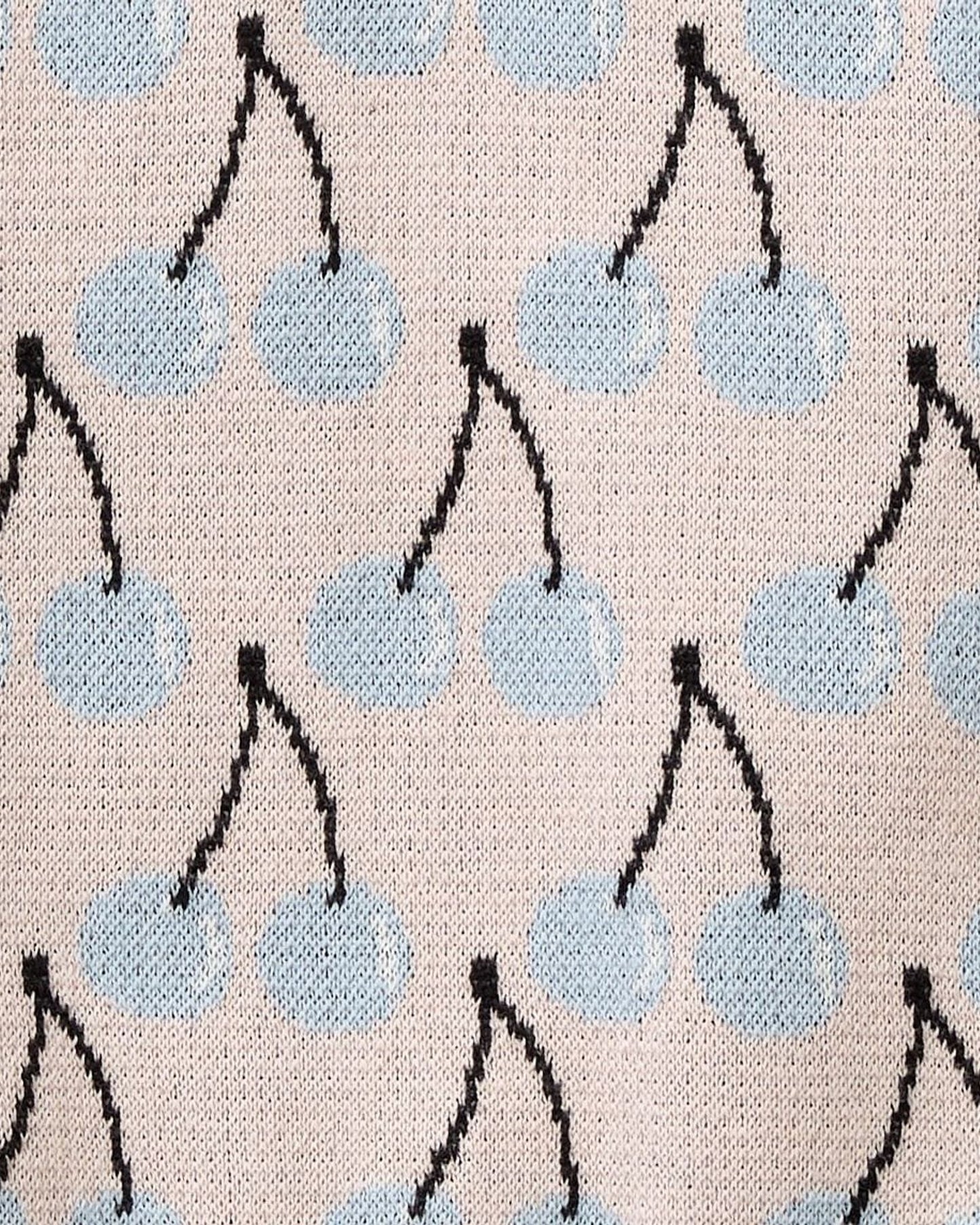 Vest with fruit pattern