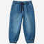 Denim-look sweat joggers
