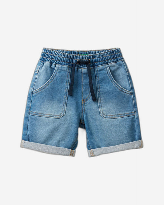 Shorts in stretch denim