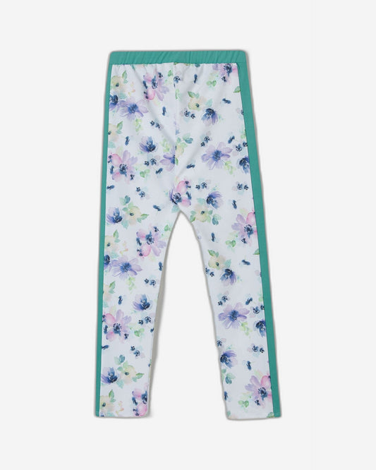 Leggings with floral print