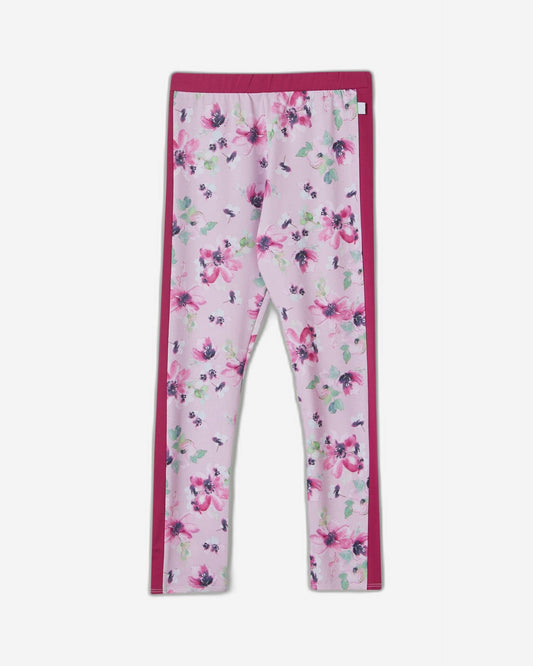 Leggings with floral print