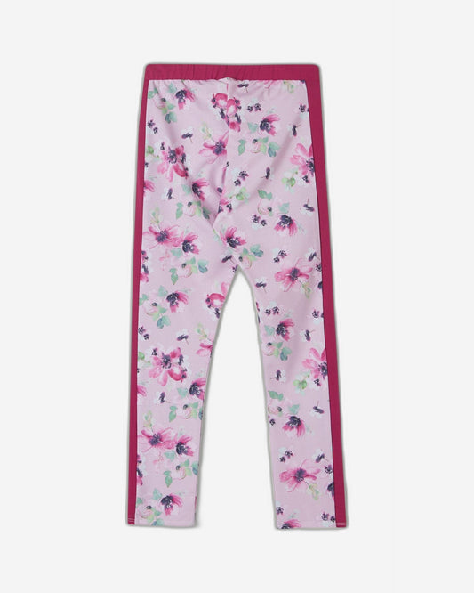 Leggings with floral print